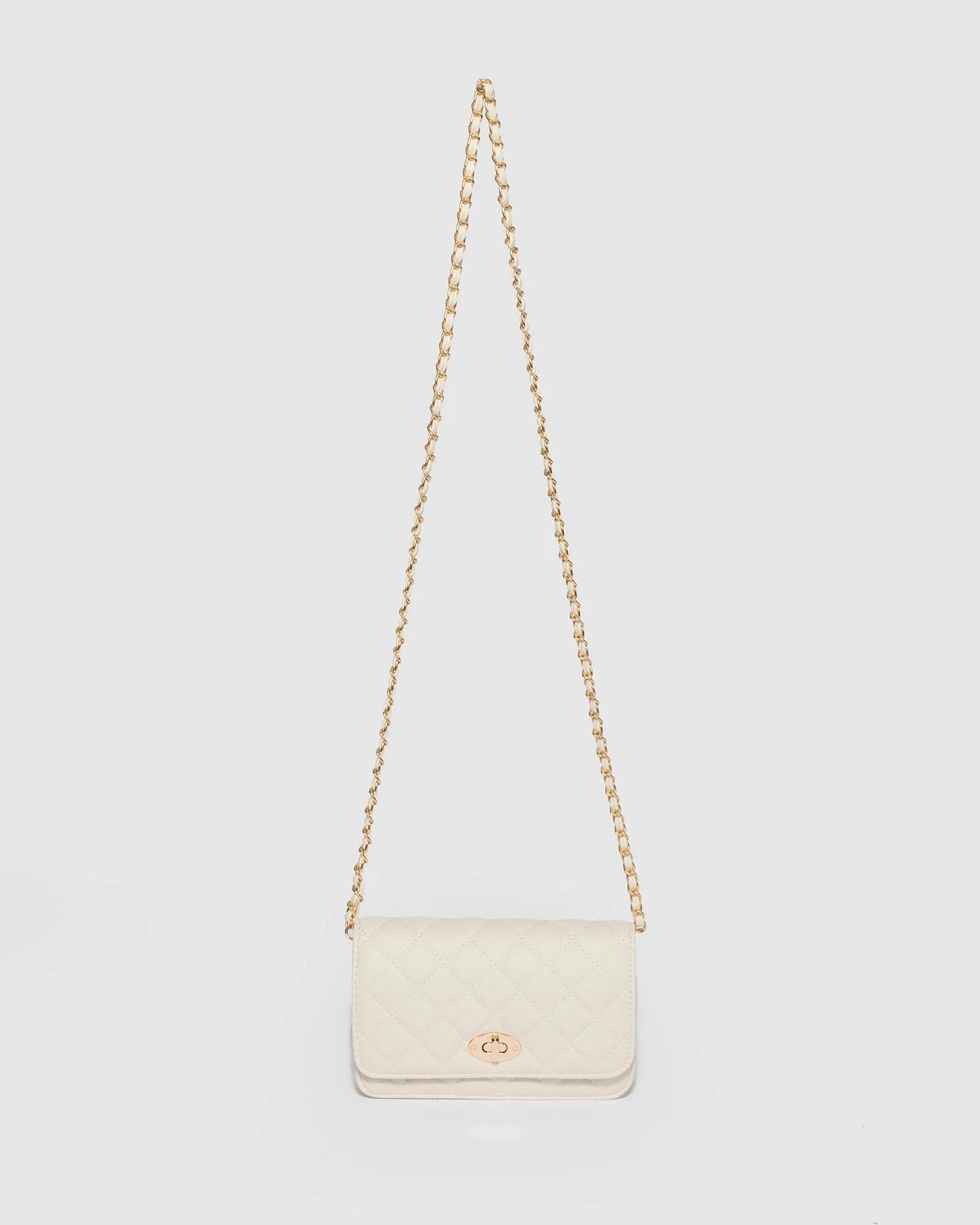 Ivory Eboni Quilted Crossbody Bag sold by Collete Hayman product image thumbnail 4