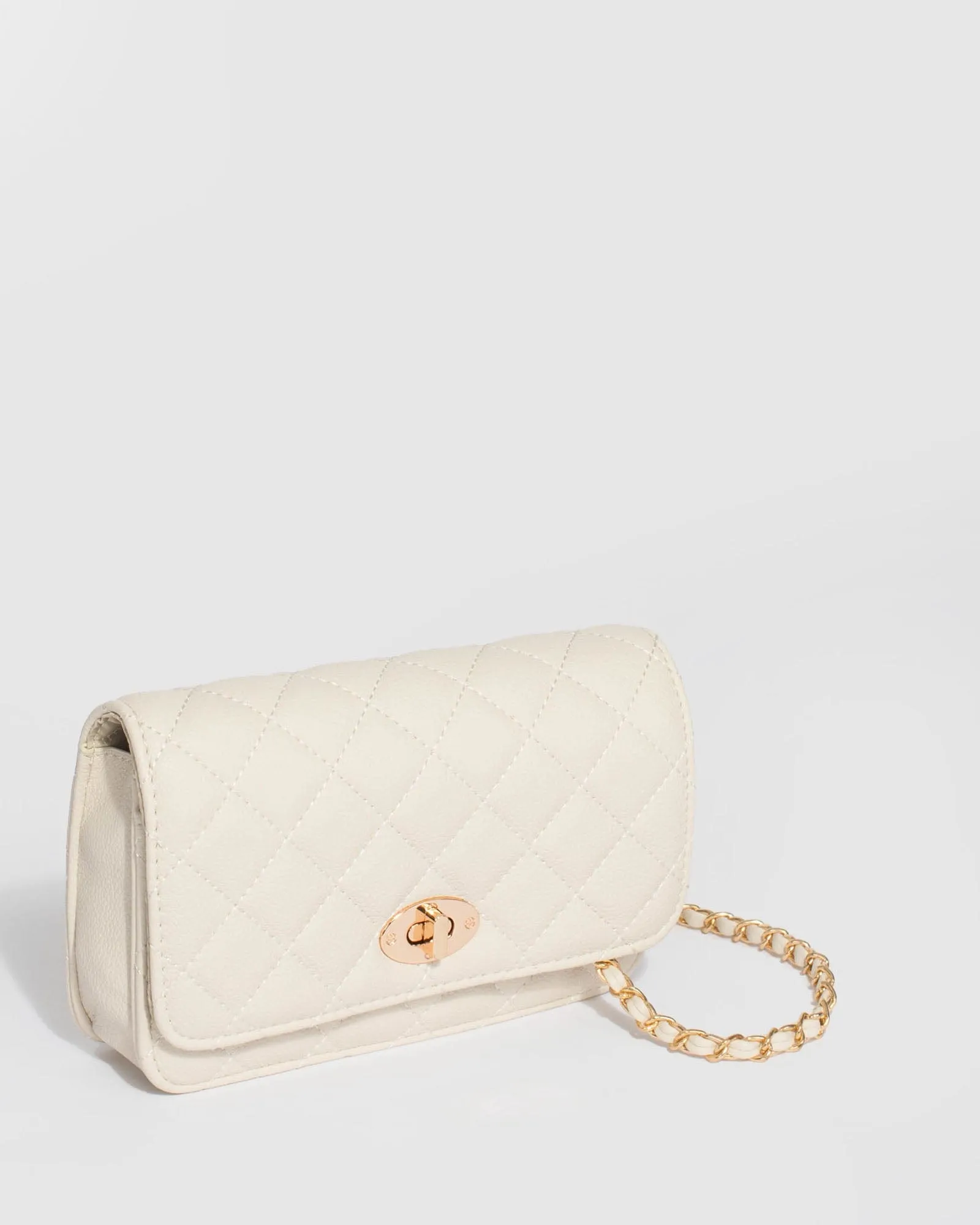 Ivory Eboni Quilted Crossbody Bag sold by Collete Hayman product image thumbnail 3