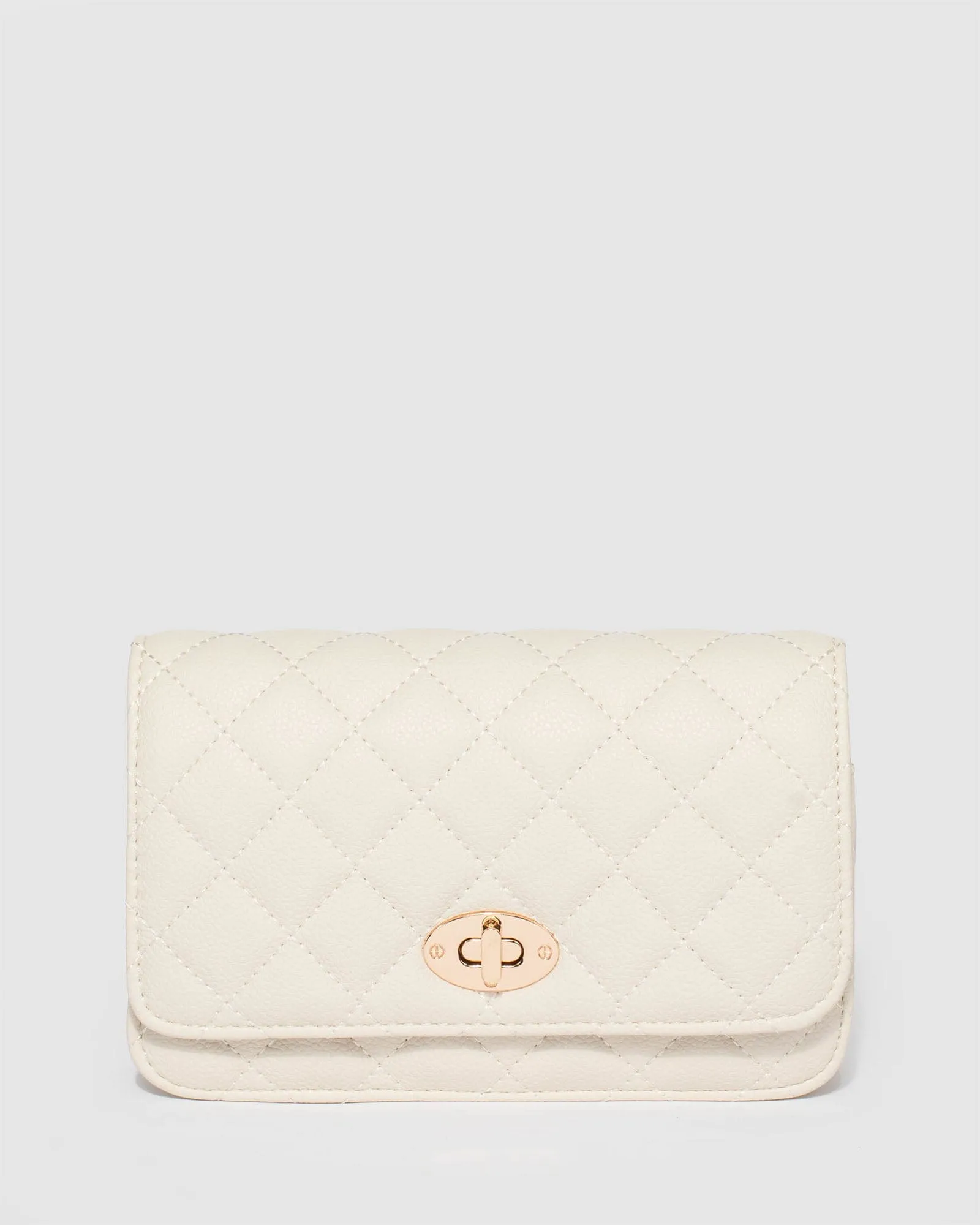 Ivory Eboni Quilted Crossbody Bag sold by Collete Hayman