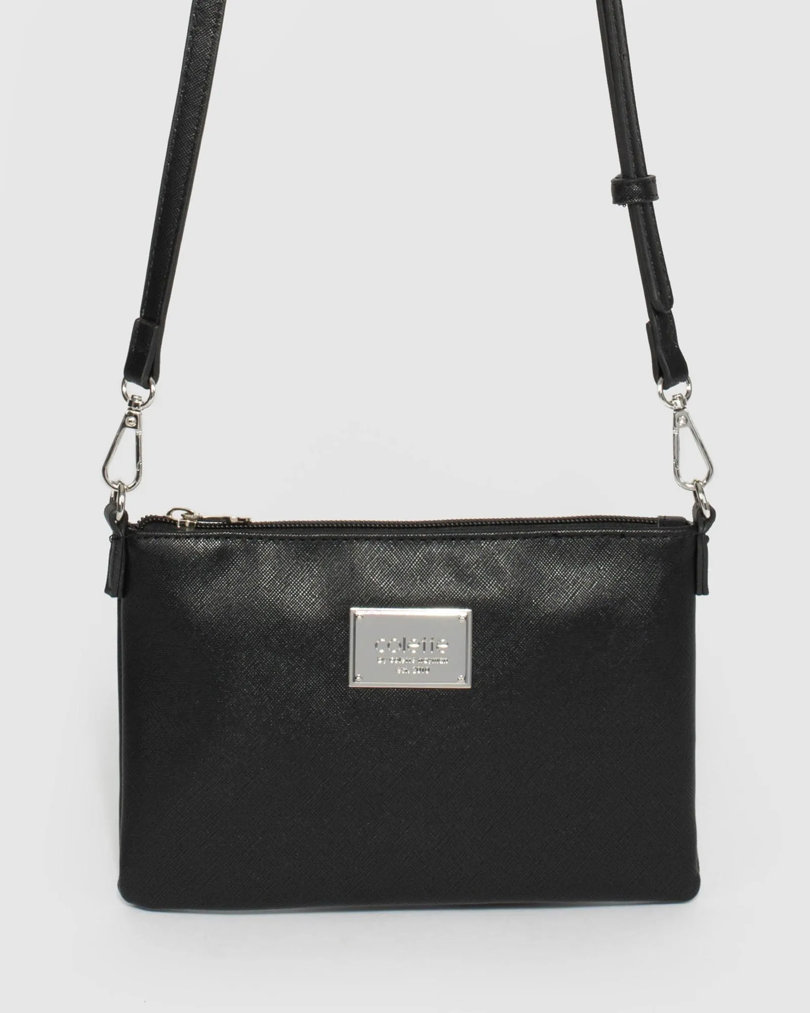 Black Strap Crossbody Bag sold by Collete Hayman