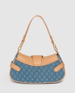 Multi Colour Alisha Stud Shoulder Bag sold by Collete Hayman