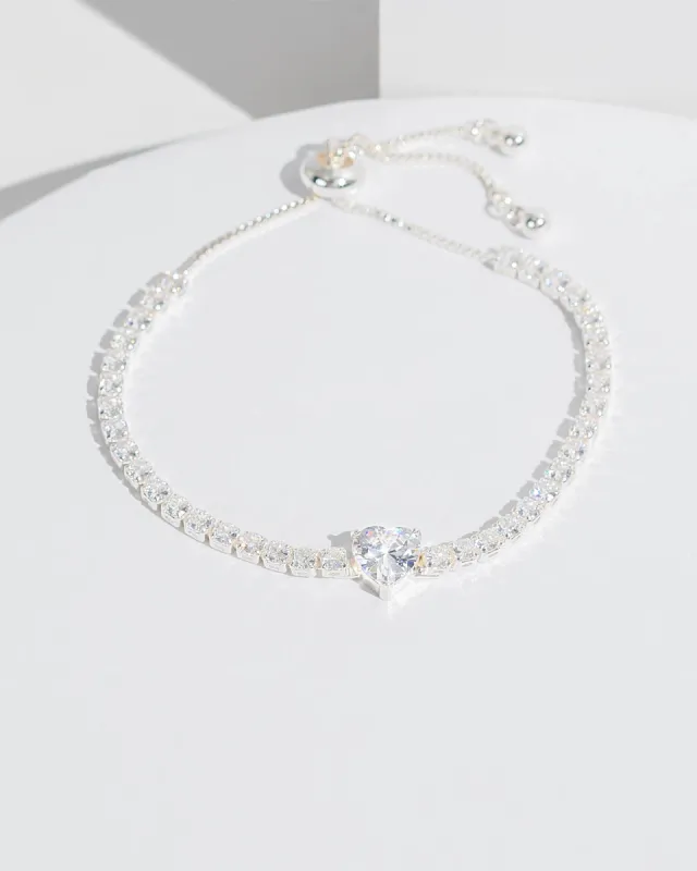 Crystal Heart Bracelet sold by Collete Hayman
