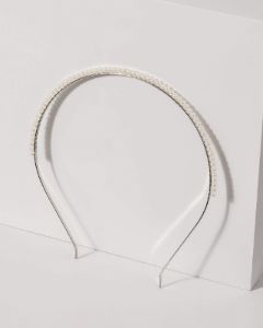 Thin Pearl Detail Headband sold by Collete Hayman
