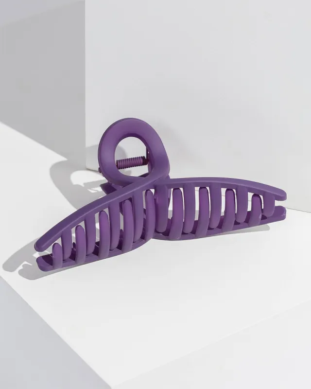 Purple Loop Matte Claw Clip sold by Collete Hayman