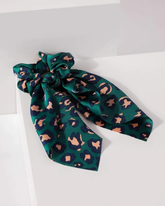 Multi Colour Bold Leopard Print Detail Hair Tie sold by Collete Hayman