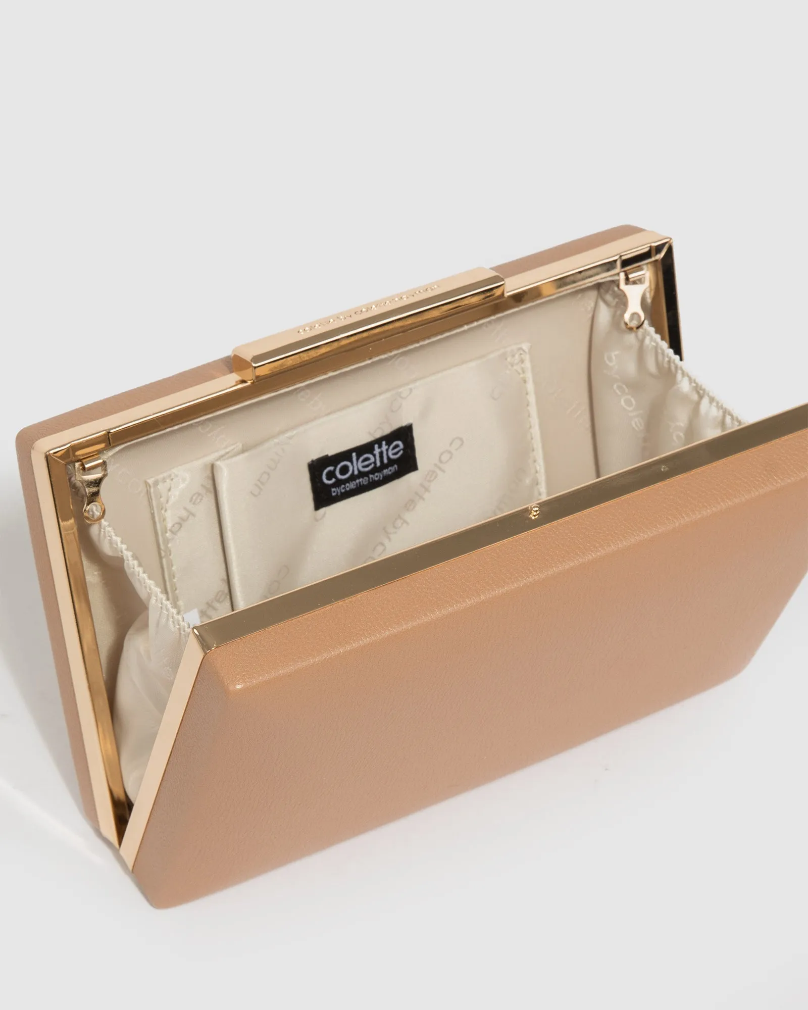 Caramel Jaimi Clutch Bag sold by Collete Hayman product image thumbnail 5