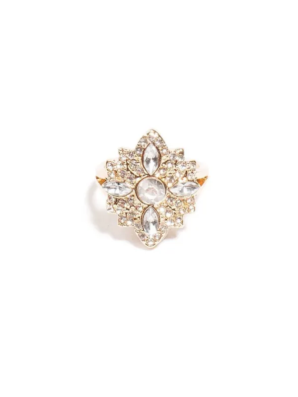 Navette Stone Glam Ring - Large sold by Collete Hayman