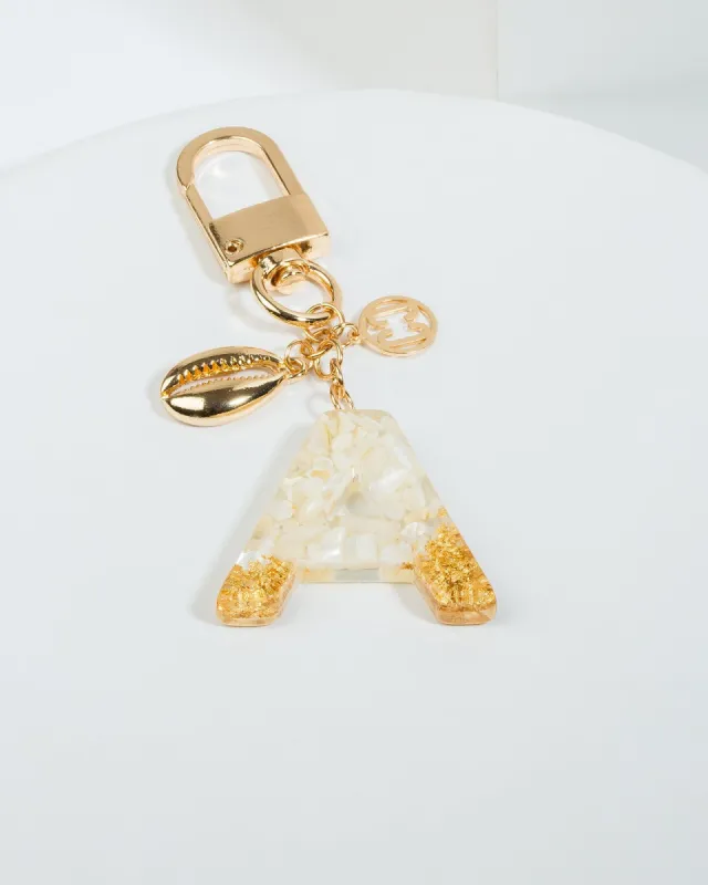 A - Initial Bag Charm Beach sold by Collete Hayman