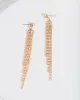 Gold Fine Crystal Tassel Earrings sold by Collete Hayman