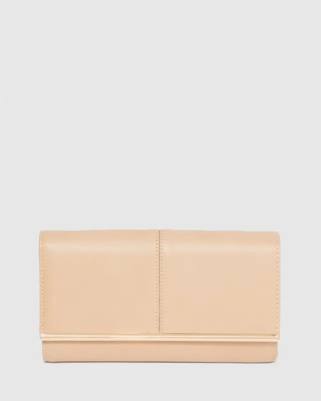 Natural Vevay Panel Clutch Bag sold by Collete Hayman