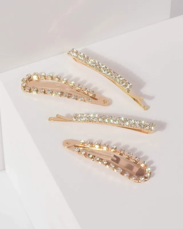 4 Pack Crystal Variety Clips sold by Collete Hayman
