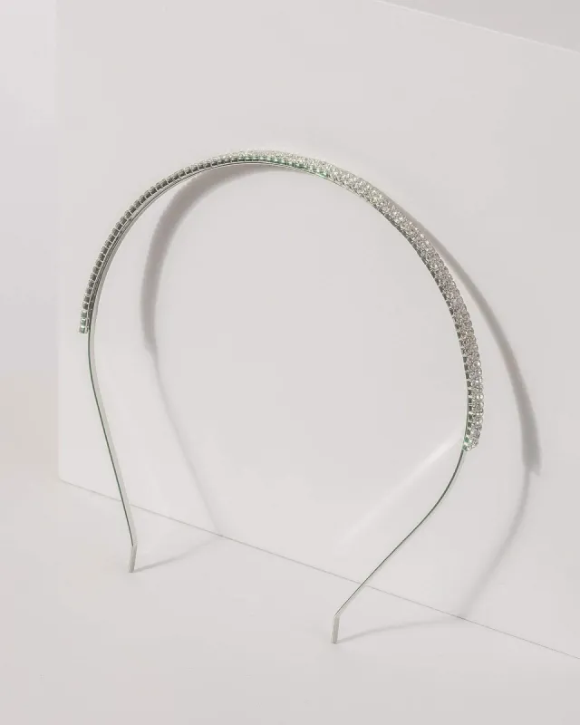 Square Diamante Detail Headband sold by Collete Hayman