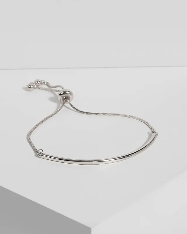 Silver Metal Bar Bracelet sold by Collete Hayman