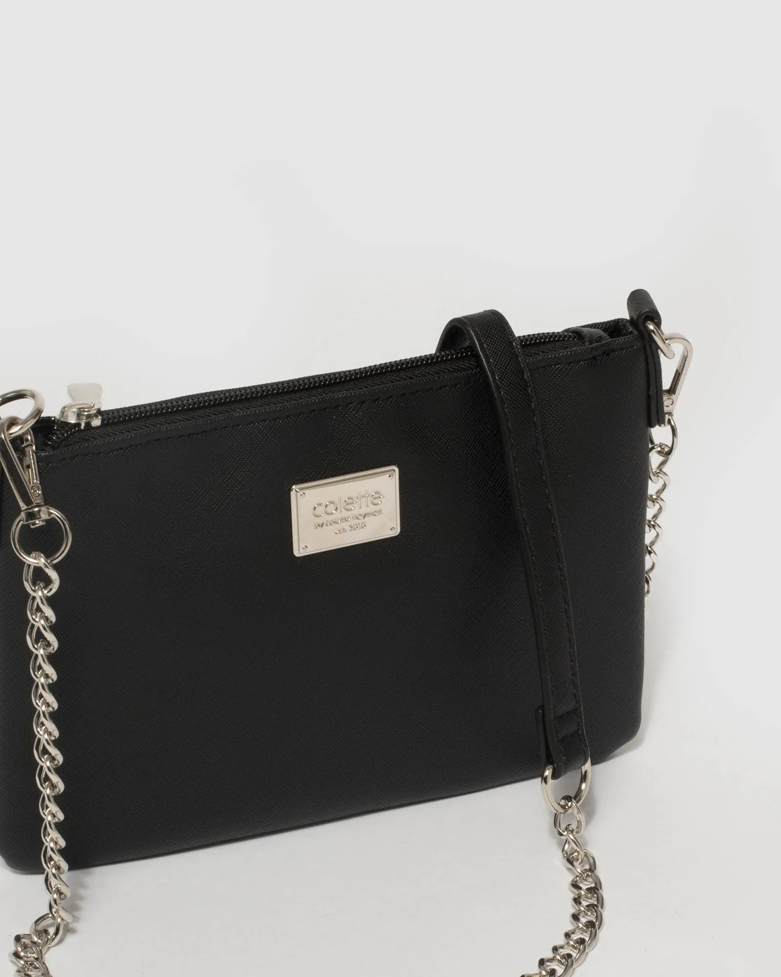 Black Chain Crossbody Bag sold by Collete Hayman product image thumbnail 3