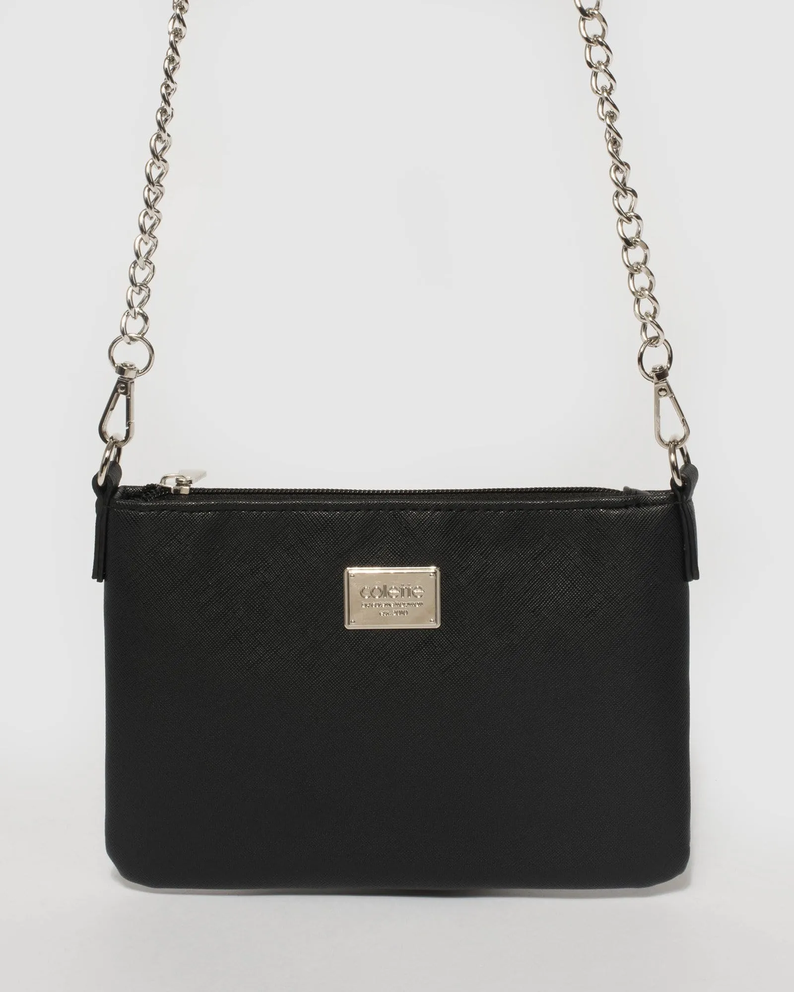 Black Chain Crossbody Bag sold by Collete Hayman