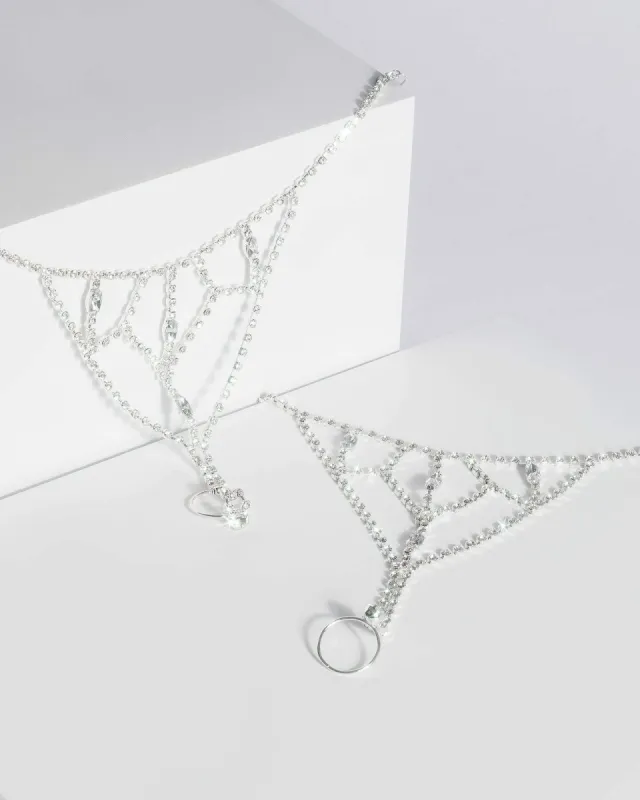 Diamante Pattern Hand Chain Pack sold by Collete Hayman