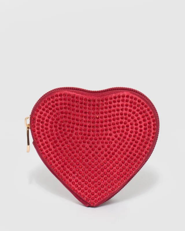 Red Heart Coin Purse sold by Collete Hayman