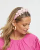 Pink Large Flower Headband sold by Collete Hayman