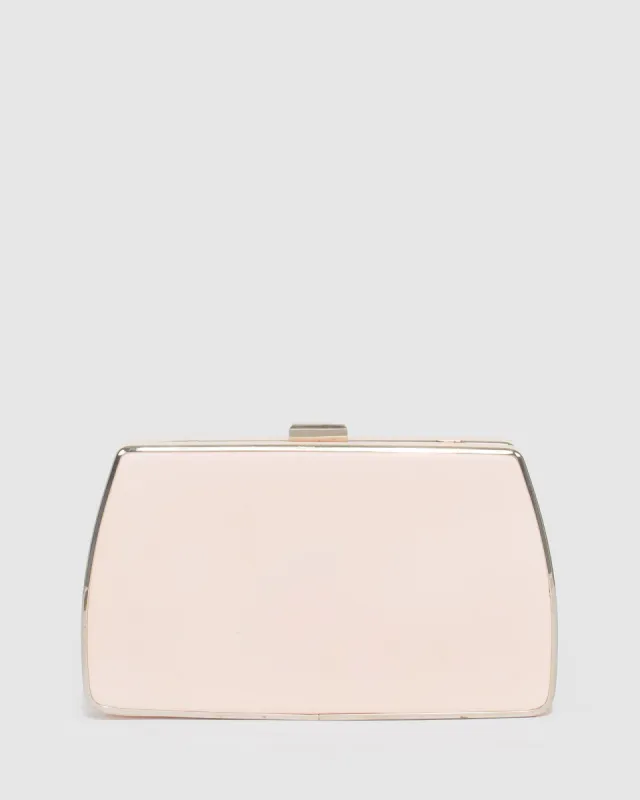 Pink Claudette Hardcase Clutch Bag sold by Collete Hayman