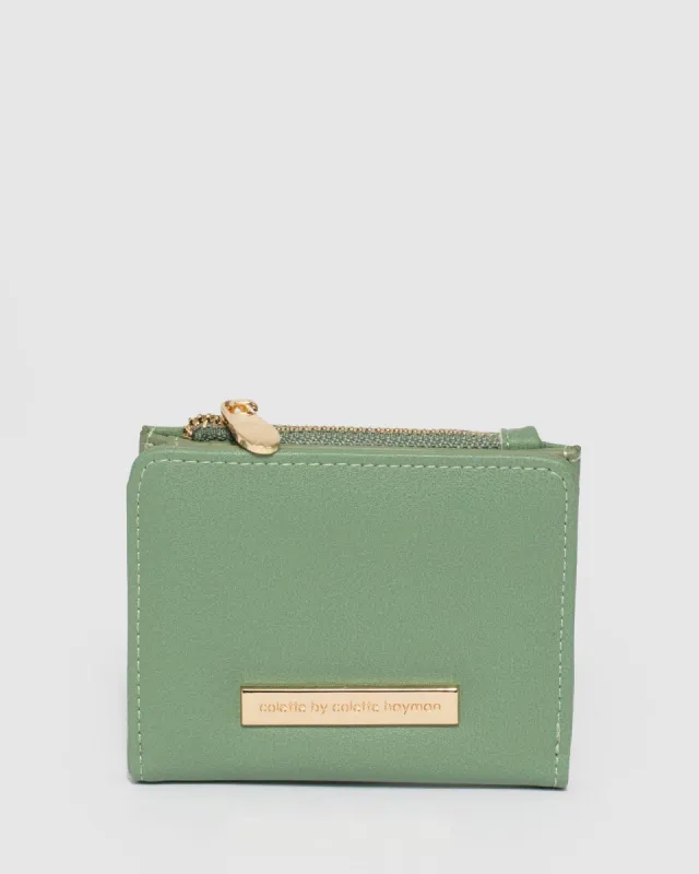 Han Mini Green Wallet sold by Collete Hayman