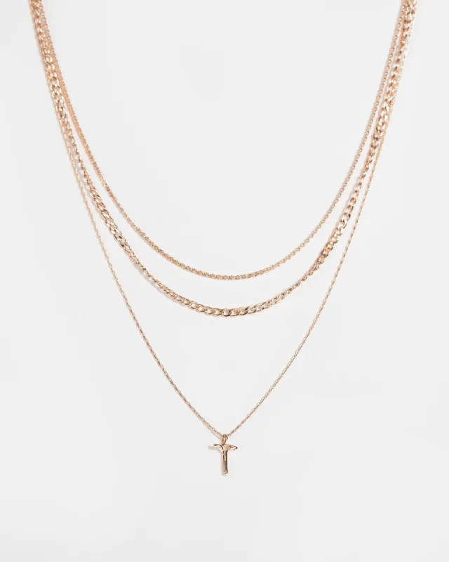 Gold Layered Cross Pendant Necklace sold by Collete Hayman