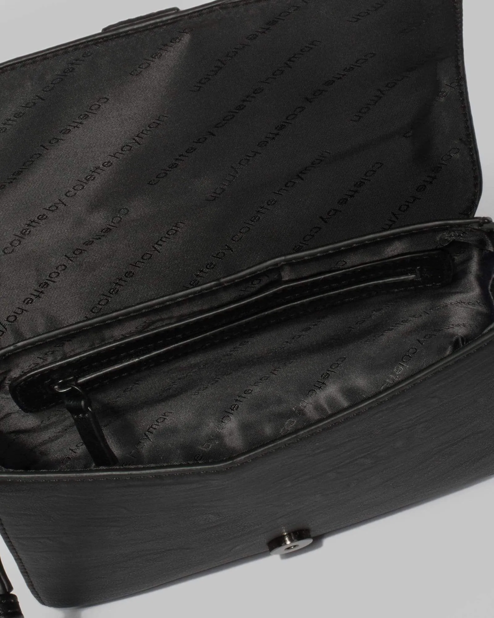 Black Elissa Crossbody Bag sold by Collete Hayman product image thumbnail 5