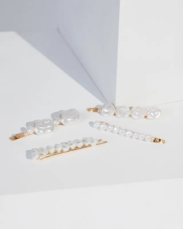 Pearl Hair Clip Pack sold by Collete Hayman