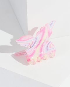Multi Colour Butt Earringsfly Printed Claw Clip sold by Collete Hayman