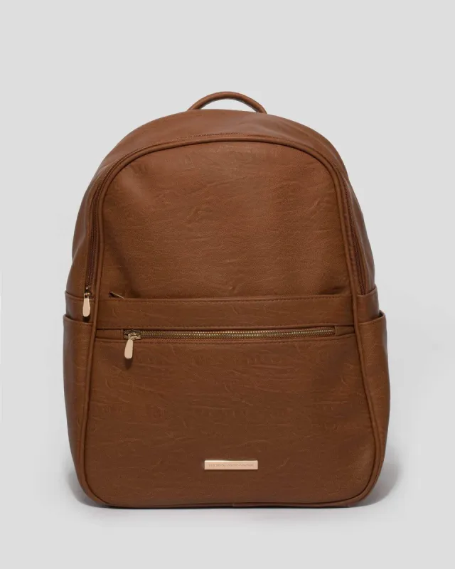 Tan Gracey Backpack sold by Collete Hayman