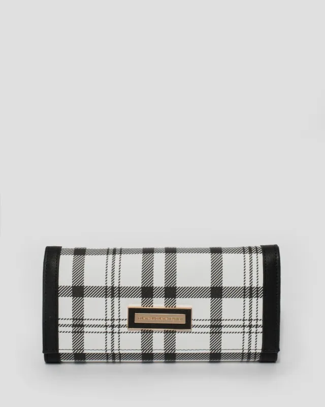 Black and White Belinda Basic Wallet sold by Collete Hayman