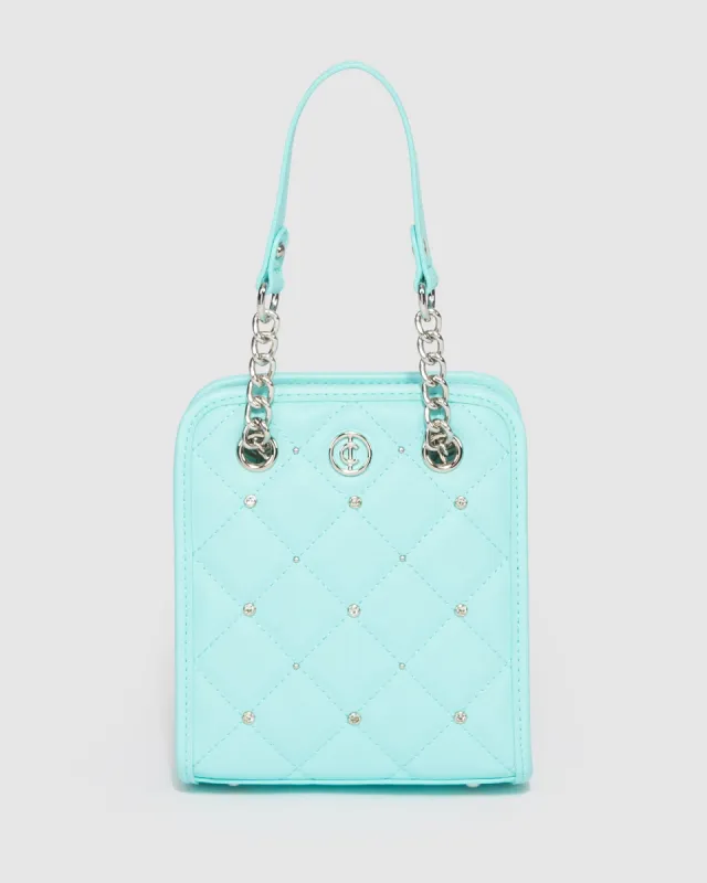 Blue Tadda Stud Tote Bag sold by Collete Hayman
