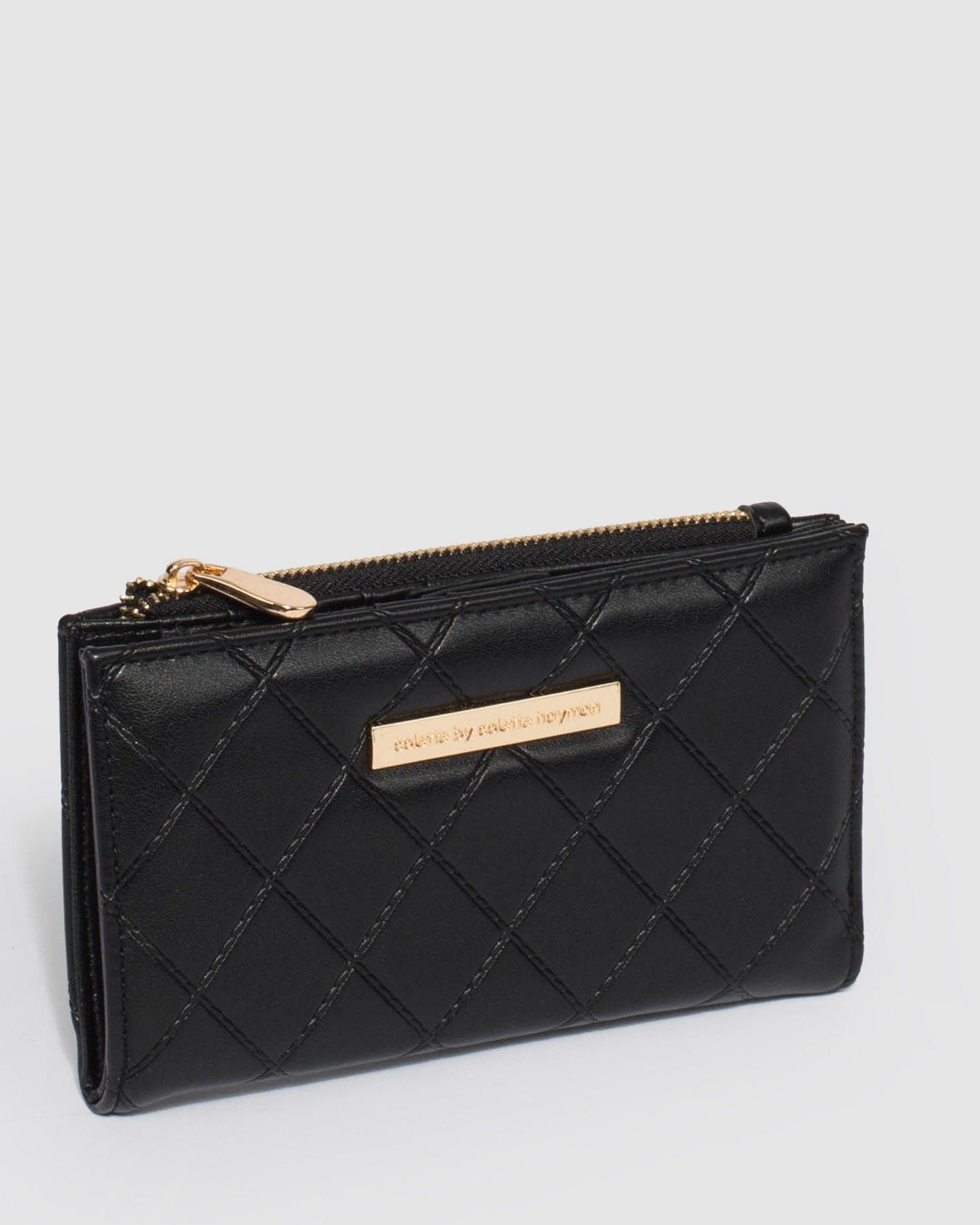 Black Selena Zip Wallet sold by Collete Hayman product image thumbnail 2
