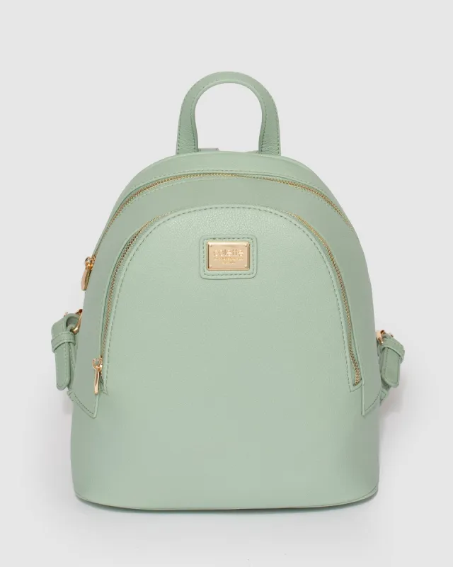 Green Bridget Backpack sold by Collete Hayman