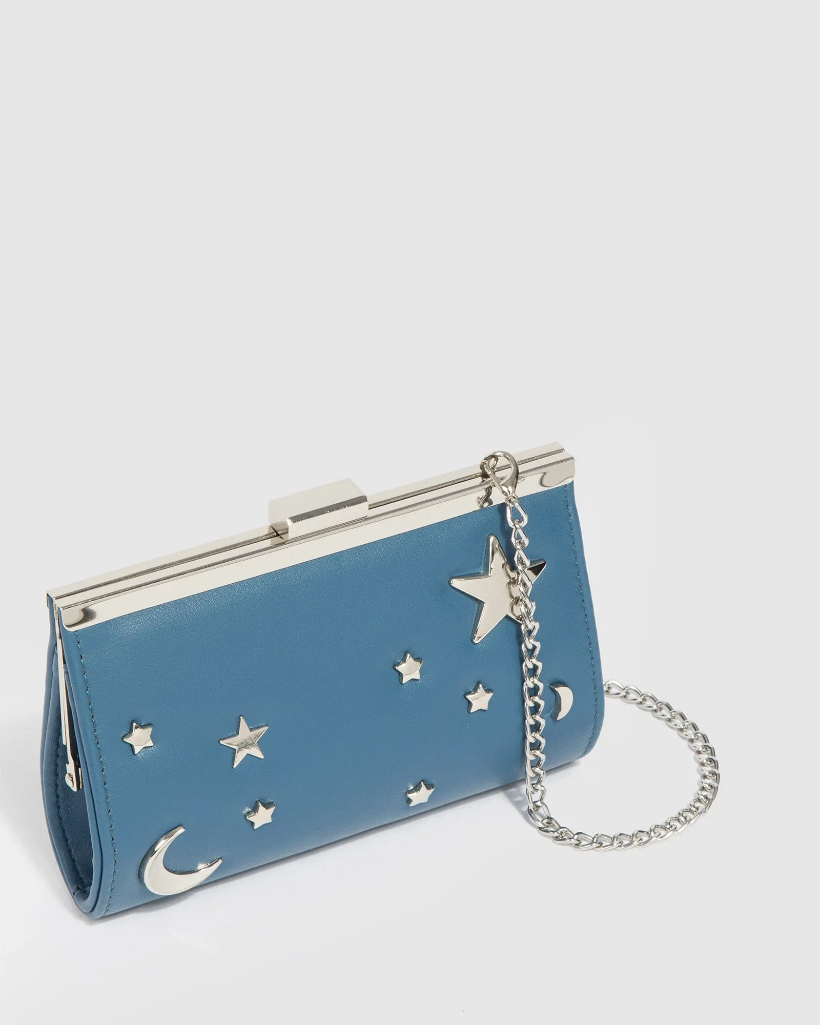 Blue Junior Chain Handle Clutch Bag sold by Collete Hayman product image thumbnail 2