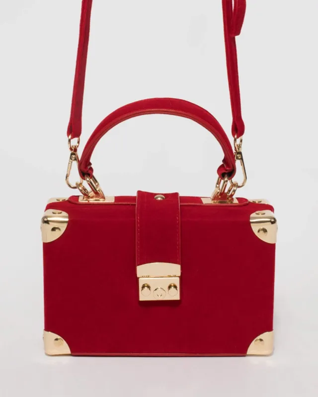 Red Kendall Trunk Bag sold by Collete Hayman