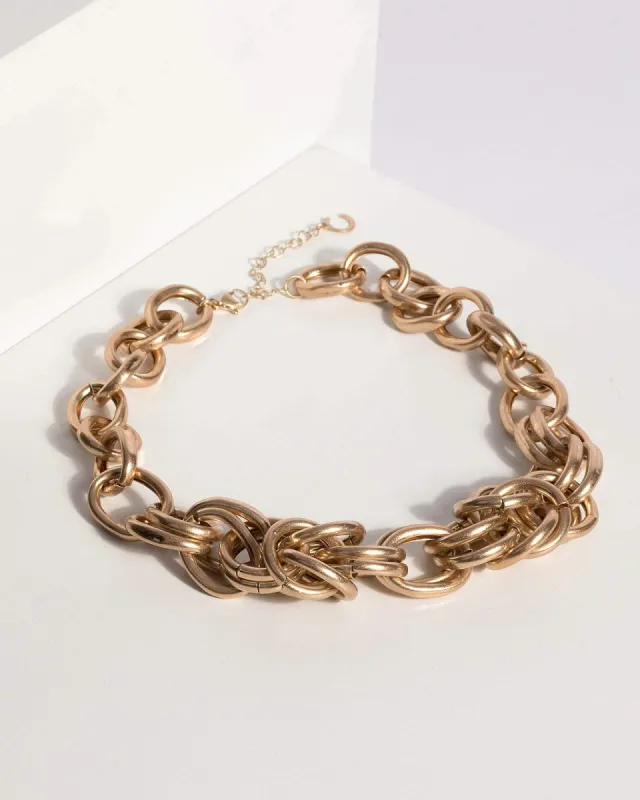 Gold Chunky Chain Necklace sold by Collete Hayman