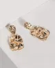 Gold Organic Drop Earrings sold by Collete Hayman