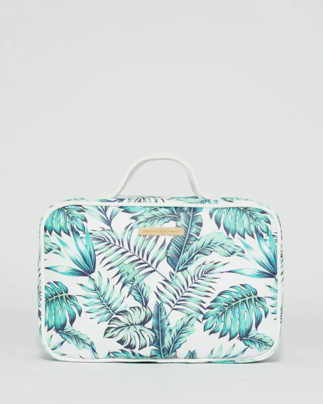 Palm Print Fold Out Cosmetic Case sold by Collete Hayman