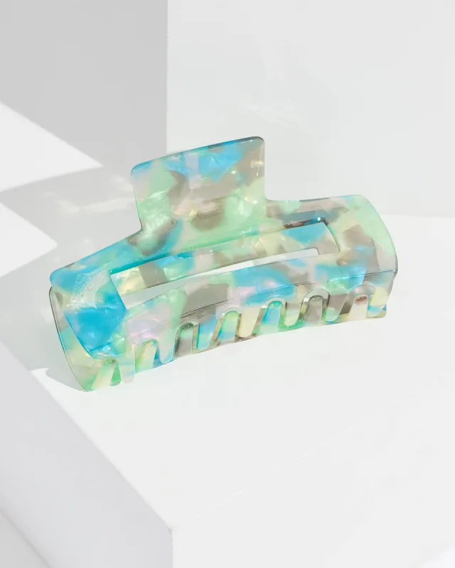 Rectangle Holographic Claw Clip sold by Collete Hayman