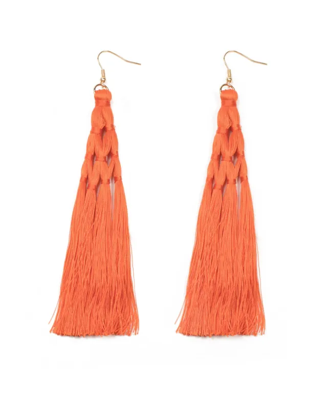 Tassel Wrap Statement Earrings sold by Collete Hayman