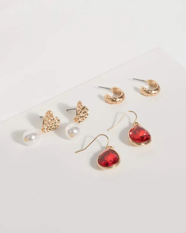 Pearl Heart with Pearl Earrings Set sold by Collete Hayman
