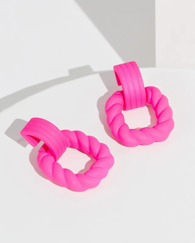 Pink Door Knocker Earrings sold by Collete Hayman