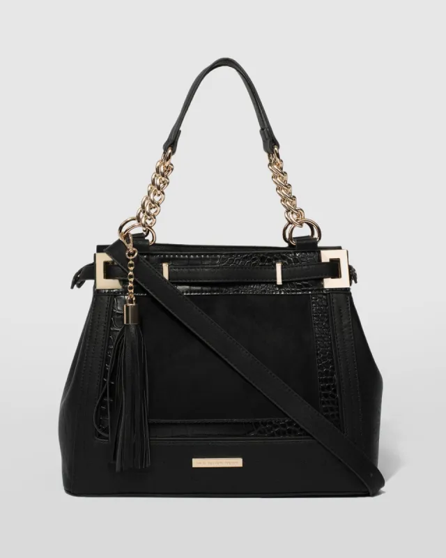 Black Zoe Multi Tote Bag sold by Collete Hayman