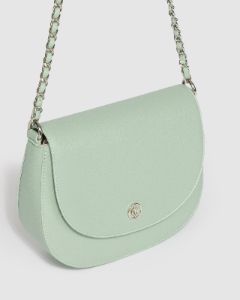 Green Sadie Saddle Bag sold by Collete Hayman