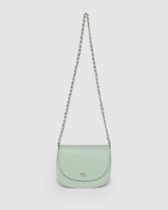 Green Sadie Saddle Bag sold by Collete Hayman