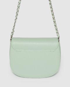 Green Sadie Saddle Bag sold by Collete Hayman