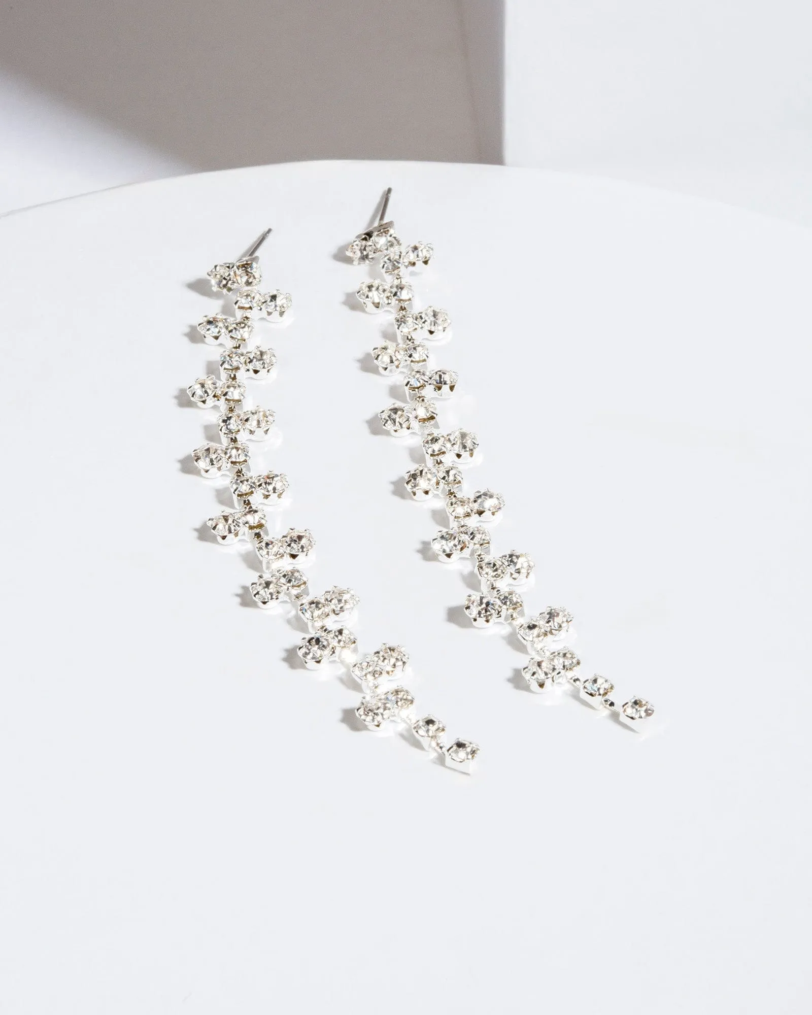 Double Crystal Lined Drop Earrings sold by Collete Hayman