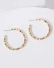 Gold Crystal Big Hoop Earrings sold by Collete Hayman