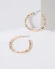 Gold Crystal Big Hoop Earrings sold by Collete Hayman