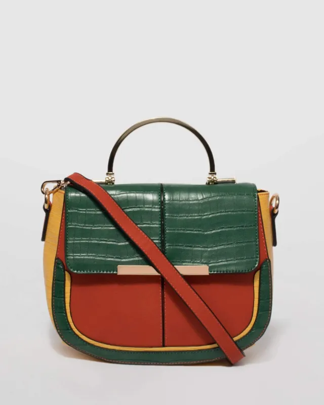 Multi Colour Addie Metal Handle Bag sold by Collete Hayman